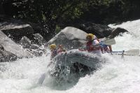 Whitewater rafting on the Tuolumne River